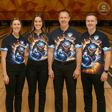 Load image into Gallery viewer, Personalized Funny Shark Bowling Team Shirt Bowling Jersey for Women Polo &amp; Quarter-Zip QZT948