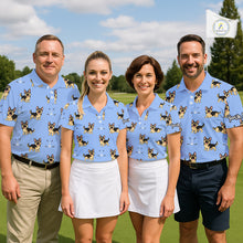 Load image into Gallery viewer, Womens Golf Polo Shirt Custom Funny German Shepherd Team Ladies Golf Tops, Dog Lover Gift NHN0213