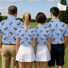 Load image into Gallery viewer, Womens Golf Polo Shirt Custom Funny German Shepherd Team Ladies Golf Tops, Dog Lover Gift NHN0213