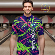 Load image into Gallery viewer, Custom Bowling Shirts for Team Women Men Custom Bowling Polo and 1/4 Zip Shirt MBL227
