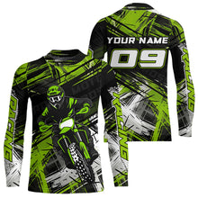 Load image into Gallery viewer, Green Motocross Jersey for Men Kids Women Custom Dirt Bike Shirts Motorcycle Shirt XM496