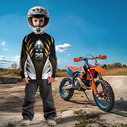 Custom Motocross Jersey for Kid Adult Dirt Bike Shirts Men Kid Women Riding Shirt XM490