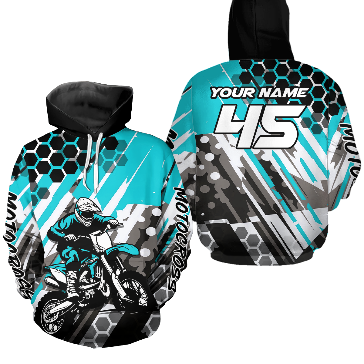 Custom Motocross Hoodie for Men Women Dirt Bike Racing Hoodie Custom Riding Shirt MH423