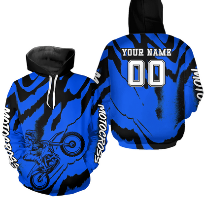 Personalized Motocross Hoodie for Men Women Dirt Bike Racing Hoodie Custom Riding Shirt MH428