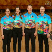 Load image into Gallery viewer, Custom Summer Bowling Jersey for Women Unisex Bowling Shirts for Team Polo &amp; 1/4 Zip HNT243