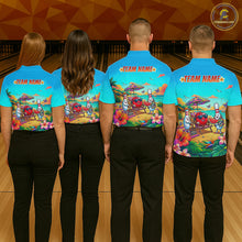 Load image into Gallery viewer, Custom Summer Bowling Jersey for Women Unisex Bowling Shirts for Team Polo &amp; 1/4 Zip HNT243