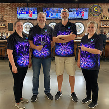 Load image into Gallery viewer, Custom Galaxy Thunder Wolf Darts Board Dart Shirts For Women Darts Team Jerseys Dart League NNT150