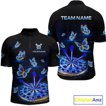 Load image into Gallery viewer, Custom Galaxy Butterflies Darts Board Dart Shirts For Men Darts Team Jerseys Dart League NNT151