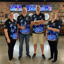 Load image into Gallery viewer, Custom Galaxy Butterflies Darts Board Dart Shirts For Women Darts Team Jerseys Dart League NNT151