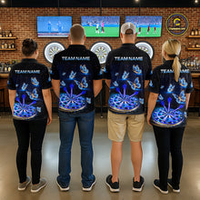 Load image into Gallery viewer, Custom Galaxy Butterflies Darts Board Dart Shirts For Men Darts Team Jerseys Dart League NNT151