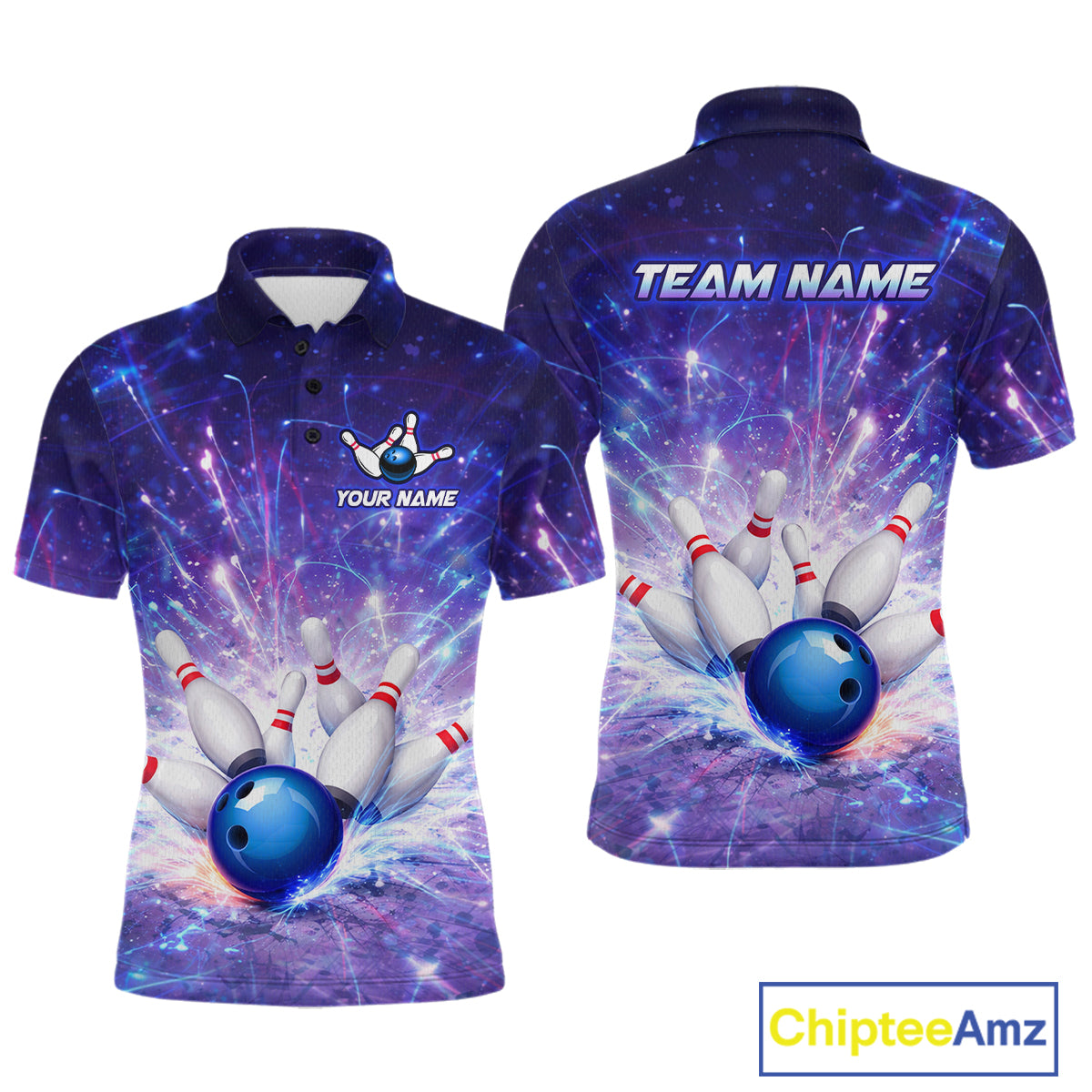 Custom Bowling Jersey for Men Bowling Uniform Polo & 1/4 Zip Bowling Shirts for Bowler and Team HNT231