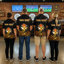 Load image into Gallery viewer, Custom Funny Queen Bee Dart Shirt Dart Team Jersey for Men Dartboard Polo &amp; 1/4 Zip Shirts NNT165