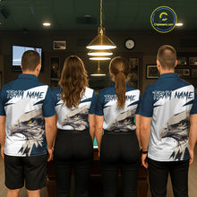 Load image into Gallery viewer, Custom Eagle 8 Ball Billiard Shirts for Men Billiard Tournament Billiard Team Shirts Polo &amp; 1/4 Zip NNT109