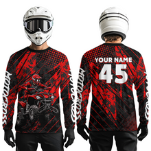 Load image into Gallery viewer, Custom Red ATV Motocross Shirts Kid Men Women Off-Road Quad Bike Shirt UPF30+ DNT61