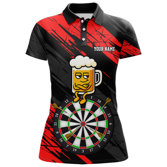 Custom Purple Funny Beer Darts Board Dart Shirts For Women Darts Team Jerseys Dart Tournament NNT120