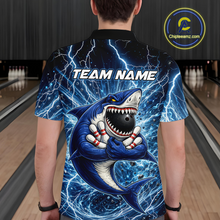 Load image into Gallery viewer, Custom Flame Shake Bowling Jersey for Men Polo &amp; 1/4 Zip Bowling Team Shirts HNT223