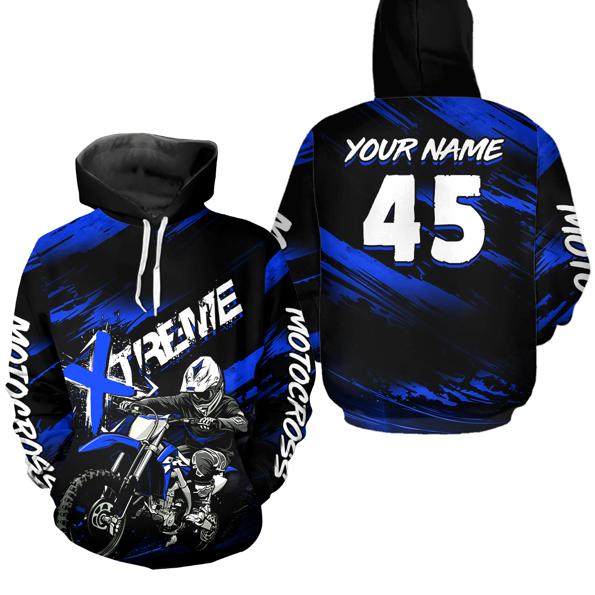 Motocross Racing Hoodie Custom Dirt Bike Off Road Motocross Hoodie Shirt for Men Women HOT22
