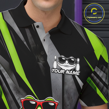 Load image into Gallery viewer, Custom Funny Frog Bowling Jersey for Men Bowling Team Shirts Bowling Polo &amp; 1/4 Zip HNT261