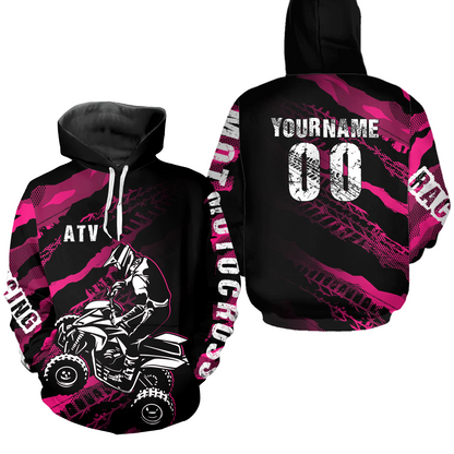 Personalized Racing Quad Bike Hoodie Kid Men Women ATV Motocross Hooded Jersey Off-Road HOT16