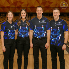 Load image into Gallery viewer, Custom Thunder Wolf Bowling Jersey for Men Bowling Uniform Polo &amp;1/4 Zip Bowling Team Shirts HNT250