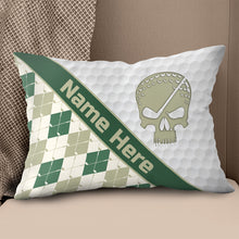 Load image into Gallery viewer, Customized Argyle Golf Pattern, Personalized Golf Decorative Pillows YYD0007