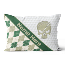 Load image into Gallery viewer, Customized Argyle Golf Pattern, Personalized Golf Decorative Pillows YYD0007