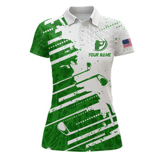 Load image into Gallery viewer, Best Golf Polo Shirts For Womens Custom Name, Golf Abstract Grunge Shirt Gifts YYD0042
