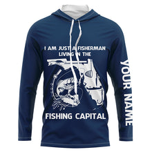Load image into Gallery viewer, Fisherman living in the Fishing Capital UV protection performance fishing shirts A30