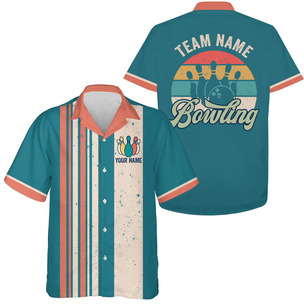Custom Retro Bowling Shirts For Men And Women, Custom Bowling Team Shirts A73