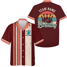 Load image into Gallery viewer, Custom Retro Bowling Shirts For Men And Women, Custom Bowling Team Shirts A73