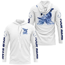 Load image into Gallery viewer, Blacktip Shark Long Sleeve Performance Fishing Shirts, Shark Custom Fishing Jerseys IPHW6888