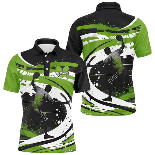 Custom Pickleball Shirts For Men, Men'S Pickleball Outfits Personalized Pickleball Gifts | Green IPHW6925