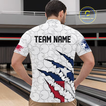 Load image into Gallery viewer, Custom Texas Flag Bowling Team Quarter-Zip Shirts For Men, Texas Bowling League Shirt IPHW9834