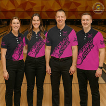 Load image into Gallery viewer, Custom Bowling Shirts For Men And Women, Bowling Team Shirts Bowling Strike | Pink IPHW4290