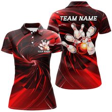 Load image into Gallery viewer, Custom Bowling Uniforms Ladies Bowling Shirts, Bowling Team Bowling League Shirts | Red IPHW7260