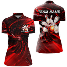 Load image into Gallery viewer, Custom Bowling Uniforms Ladies Bowling Shirts, Bowling Team Bowling League Shirts | Red IPHW7260