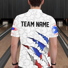 Load image into Gallery viewer, Personalized Puerto Rico Flag Bowling Polo Shirts For Men, Puerto Rico Bowling Jerseys IPHW8725