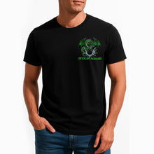 Load image into Gallery viewer, Custom Bowling T-Shirts For Men, Green Dragon Lightning Design For Bowlers IPHW9077