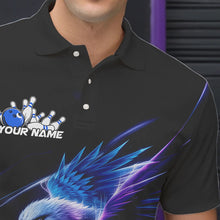Load image into Gallery viewer, Custom Eagle Bowling Team Polo Shirts For Men, Eagle Bowling Tournament Shirt Bowler Outfit IPHW8560