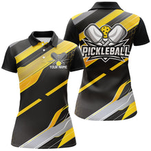 Load image into Gallery viewer, Custom Ladies Pickleball Polo Shirts, Outdoor Pickleball Outfits For Players | Yellow IPHW6929