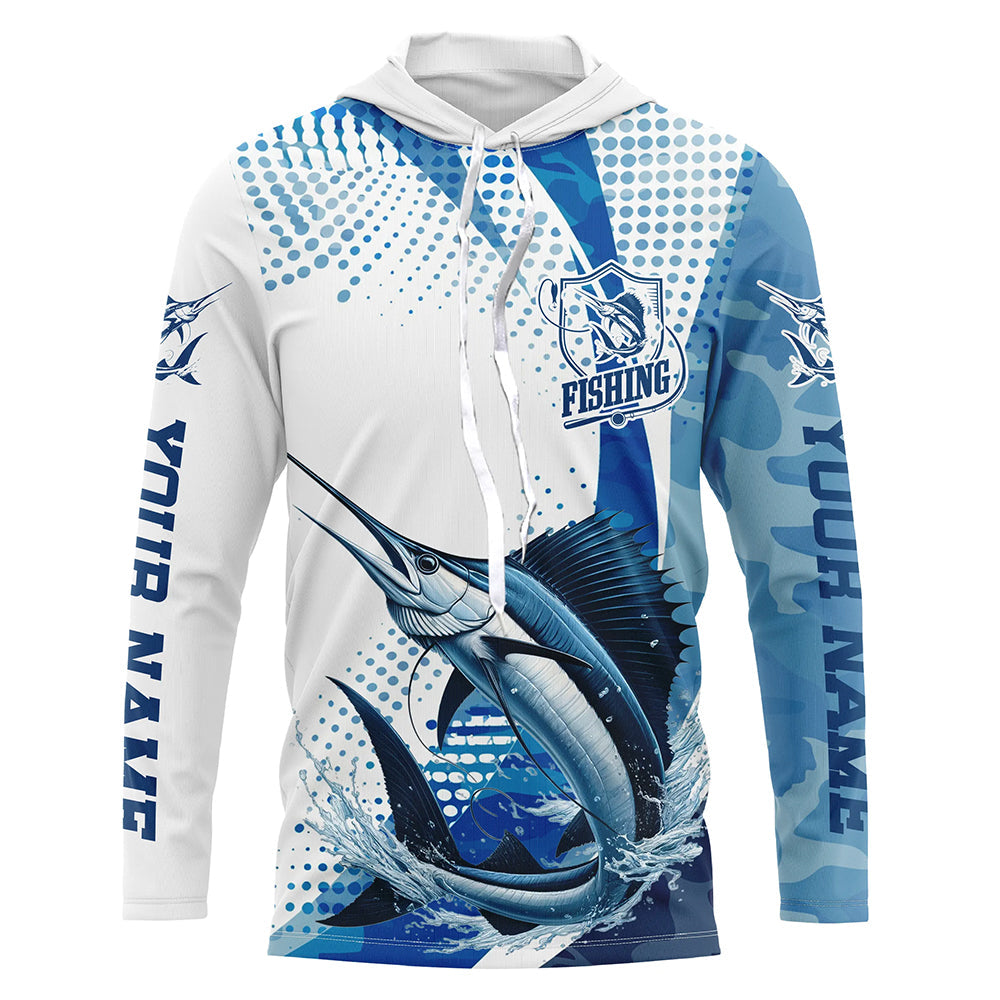 Sailfish Fishing Custom Performance Fishing Gear Shirts, Sailfish Long Sleeve Fishing Shirts IPHW6834