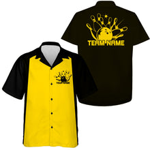 Load image into Gallery viewer, Custom Classic 50S Style Bowling Unisex Hawaiian Shirts, Vintage Bowling Team Outfit IPHW10066