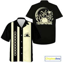 Load image into Gallery viewer, Custom Classic Vintage Bowling Team Shirts, 50S Retro Bowling Button Up ShirtIPHW10872