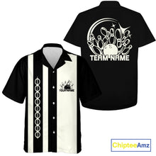 Load image into Gallery viewer, Custom Classic Vintage Bowling Team Shirts, 50S Retro Bowling Button Up ShirtIPHW10872