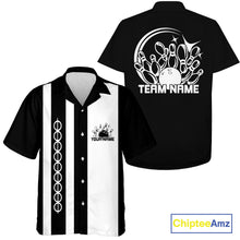 Load image into Gallery viewer, Custom Classic Vintage Bowling Team Shirts, 50S Retro Bowling Button Up ShirtIPHW10872