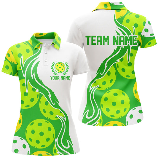Custom Women's Pickleball Polo Shirts With Team Name, Outdoor Pickleball Outfits For Players IPHW5194