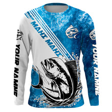 Load image into Gallery viewer, Mahi Mahi Fishing Custom Long Sleeve Performance Shirts, Saltwater Mahimahi Fishing Shirts IPHW6307