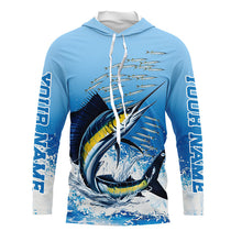 Load image into Gallery viewer, Sailfish Fishing Custom Long Sleeve Performance Fishing Shirts, Sailfish Saltwater Fishing Shirt IPHW7072