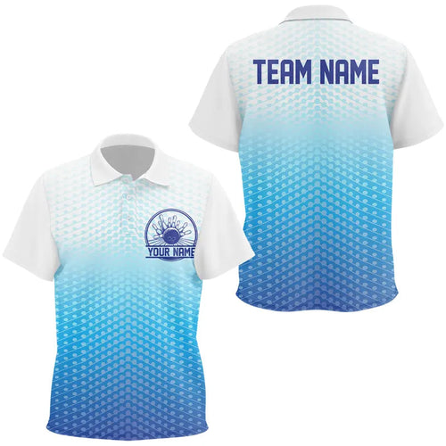 Custom Bowling Jerseys With Name Polo Shirts For Kid, Personalized Bowling Team Shirts IPHW4970