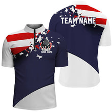 Load image into Gallery viewer, Custom American Flag Bowling Jerseys For Men And Women, Patriotic Bowling Shirts IPHW6968